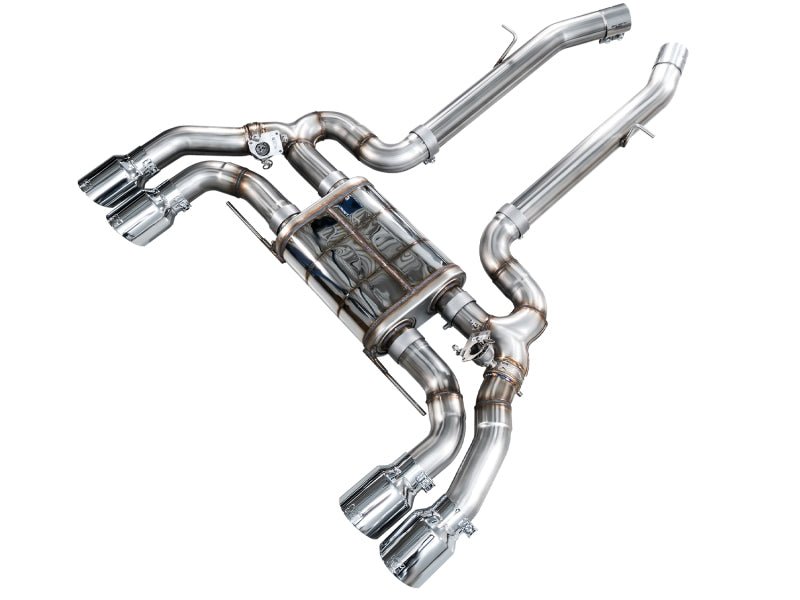 AWE Tuning 20 - 25 BMW X3 M/M Comp (F97) AWD SwitchPath Axle - Back Exhaust - Chrome Silver Tips - My Store