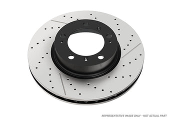 compare product DBA 12-15 Mercedes-Benz C63 AMG Black Series OE Drilled & Slotted Rear Rotor