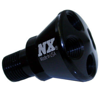 compare product Nitrous Express 4 Port Micro Showerhead Distribution Block - Black