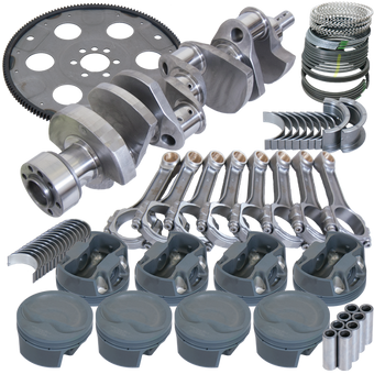 compare product Eagle Chevy 350 1Pc 3.750in Crank 6.000in I-Beam Rod 4.060in Pistons 153 Tooth FP Balanced Assembly