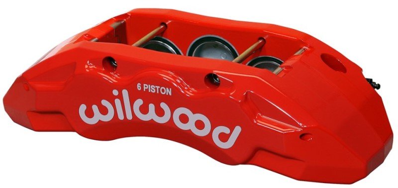 Wilwood Caliper - TX6R - L/H - Red 1.75/1.62/1.62in Pistons 1.38in Disc - My Store