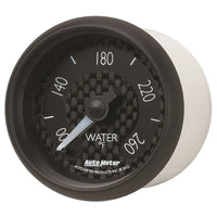 Autometer GT Series 52mm Full Sweep Electronic 100 - 260 Deg F Water Temperature Gauge - My Store