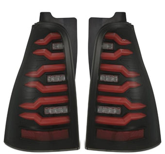 compare product AlphaRex 03-09 Toyota 4Runner LUXX-Series LED Tail Lights- Black/Red
