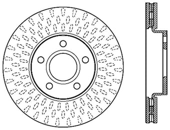 compare product StopTech Slotted Sport Brake Rotor
