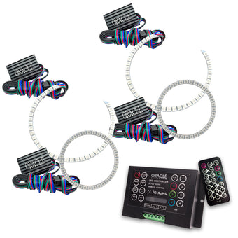 compare product Oracle BMW 3 Series 06-11 Halo Kit - Projector - ColorSHIFT w/ 2.0 Controller