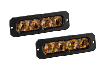 compare product Diode Dynamics SS6 Sport Yellow Flood Flush ABL (pair) 3000K