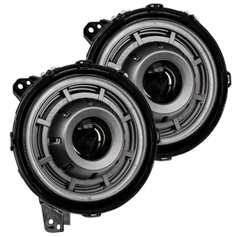 compare product Oracle Jeep Wrangler JL Oculus Bi-LED Projector Headlights- Graphite Metallic - 5500K