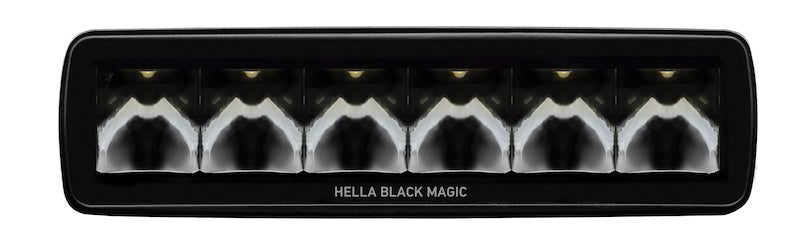 Hella Universal Black Magic 6 L.E.D. Mini Light Bar - Spot Beam - My Store
