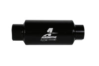 Aeromotive In - Line Filter 10AN 10 Micron Microglass Element Bright - Dip Black 2in OD - My Store