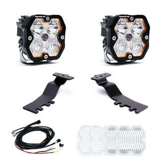 compare product Baja Designs 2025+ Toyota 4Runner Squadron Sport 2.0 A-Pillar Kit (Driving/Combo) - Clear