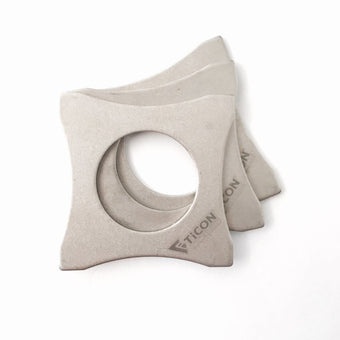 compare product Ticon Industries Titanium Brace Bracket for O2 Sensor Bung - 1.5mm/.059in