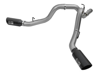 compare product aFe LARGE Bore HD 4in Dual DPF-Back SS Exhaust w/Black Tip 16-17 GM Diesel Truck V8-6.6L (td) LML