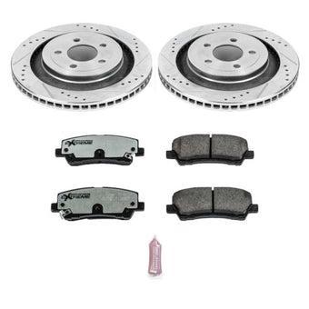 compare product Power Stop 15-19 Ford Mustang Rear Z26 Street Warrior Brake Kit