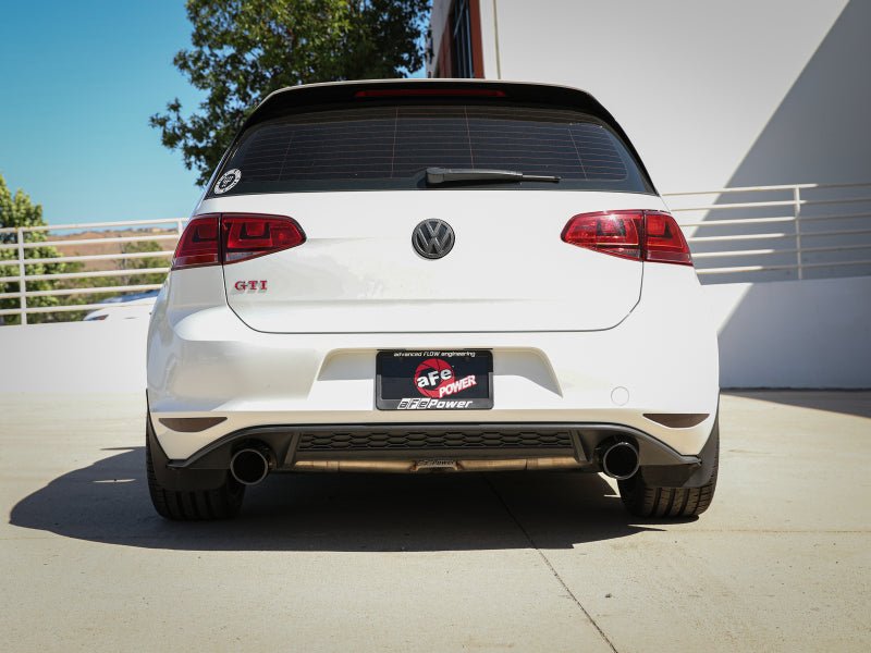 aFe MACHForce XP 3in - 2.5in SS Exhaust Cat - Back 15 - 17 Volkswagen GTI (MKVII) L4 - 2.0L (t) - Black - My Store