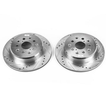 compare product Power Stop 93-97 Lexus GS300 Rear Evolution Drilled & Slotted Rotors - Pair