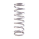 QA1 3 - 4/5in ID Tapered High Travel Pigtail Spring - 9in Length x 650lbs/in - Silver Powder Coated - My Store