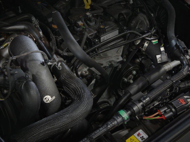 aFe Power 21 - 22 Ford Bronco L4 - 2.3L (t) BladeRunner 3 IN Aluminum Hot Charge Pipe Black - My Store