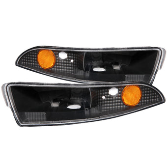 compare product ANZO 1993-2002 Chevrolet Camaro Euro Parking Lights Black w/ Amber Reflector