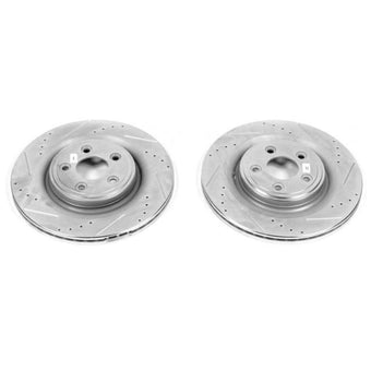 compare product Power Stop 06-08 Jaguar S-Type Rear Evolution Drilled & Slotted Rotors - Pair