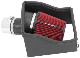 compare product Spectre 12-14 Ford F150 V6-3.5L F/I Air Intake Kit - Polished w/Red Filter