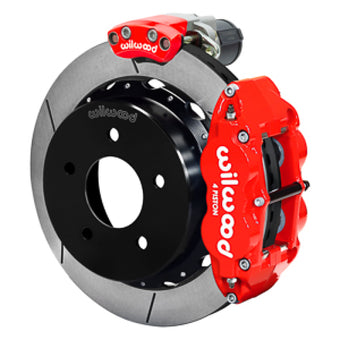 compare product Wilwood 88-98 GM C1500 Superlite Rear Electronic Parking Brake Kit 12.88in Rotor 3.25in Offset - Red