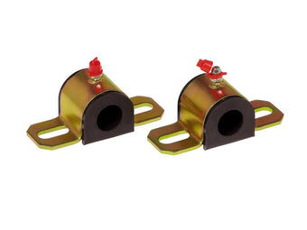 compare product Prothane Universal Greasable Sway Bar Bushings - 3/4in - Type A Bracket - Black
