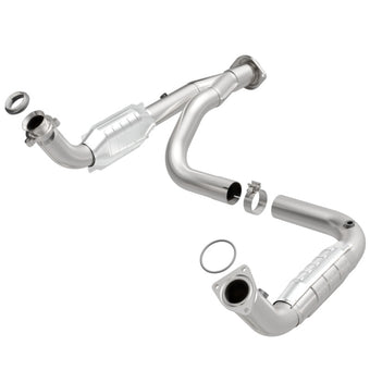 compare product MagnaFlow Direct Fit Catalytic Converter 07-09 Hummer Truck H2 Y-Pipe Assy