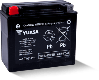 compare product Yuasa YTX20 Maintenance Free AGM 12-Volt Battery