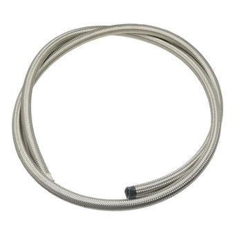 compare product DeatschWerks 6AN Stainless Steel Double Braided CPE Hose - 6ft