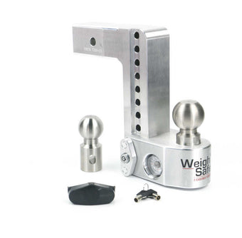 compare product Weigh Safe 8in Drop Hitch w/Built-in Scale & 2.5in Shank (10K/18.5K GTWR) - Aluminum