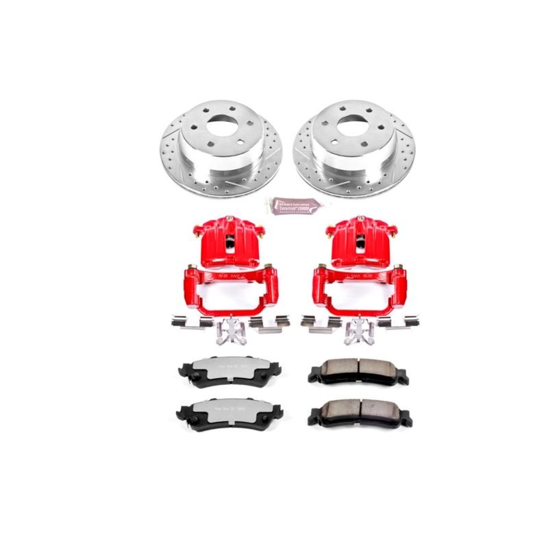 Power Stop 03 - 06 Chevrolet Silverado 1500 Rear Z36 Truck & Tow Brake Kit w/Calipers - My Store