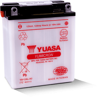 compare product Yuasa YB12AL-A2 Yumicron 12-Volt Battery