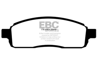compare product EBC 04 Ford F150 4.2 (2WD) 6 Lug Greenstuff Front Brake Pads