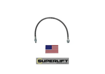 compare product Superlift 79-96 Toyota Pickup/4Runner w/ 3-7in Lift Kit (Single) Bullet Proof Brake Hose