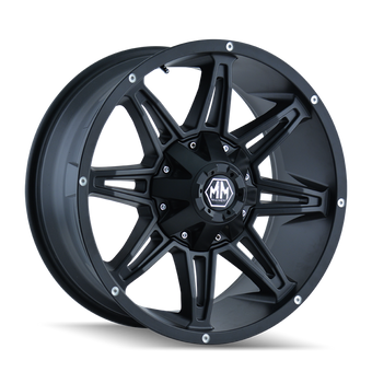 compare product Mayhem 8090 Rampage 20x10 / 8x180 BP / -25mm Offset / 124.1mm Hub Matte Black Wheel