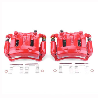 compare product Power Stop 03-04 Nissan Frontier Front Red Calipers w/Brackets - Pair