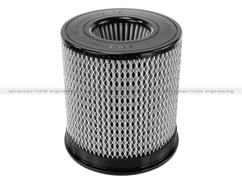 aFe MagnumFLOW Air Filter Pro DRY S 6in Flange x 8 1/8in Base/Top (INV) x 9in H - My Store