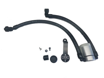 compare product J&L 2018-2023 Ford Mustang GT Driver Side Oil Separator 3.0 - Clear Anodized