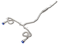 aFe POWER Takeda 22 - 23 Honda Civic Si I4 - 1.5L (t) 2.5in to 3in 304 SS CB Exhaust - Blue Flame Tips - My Store