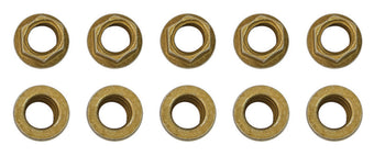 compare product Moroso 1/4in-28 Zinc Flange Nut w/ Washer Face  - 10 Pack
