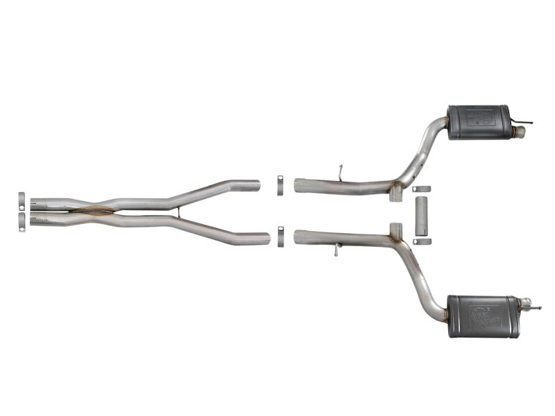 aFe MACH Force - Xp 304 SS Cat - Back Exhaust 15 - 16 Dodge Challenger V8 - 5.7L - My Store