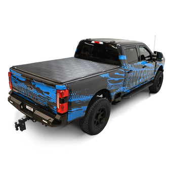 compare product Westin 17-24 Ford F-250/350 Super Duty 6.75ft. Bed Soft Tri-Fold Tonneau Cover - Black