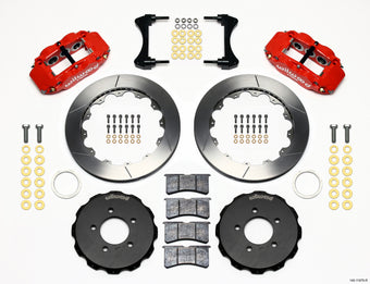 compare product Wilwood Narrow Superlite 6R Front Hat Kit 12.88in Red 2006-Up Civic / CRZ