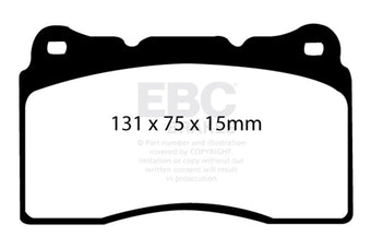 compare product EBC 17-21 Honda Civic Type-R (FK8) Bluestuff Front Brake Pads