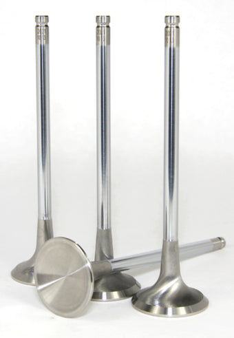 compare product GSC P-D 4B11T Chrome Polished Super Alloy Exhaust Valve - 30mm Head (+1mm) - SET 8