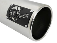 aFe SATURN 4S 4in SS Intercooled Exhaust Tip - Polished 4in In x 5in Out x 12in L Bolt - On - My Store