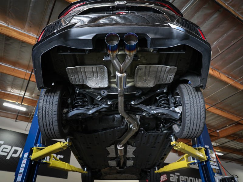 aFe Takeda 2.5in 304SS Cat - Back Exhaust System w/ Black Tips 17 - 20 Honda Civic Si Sedan I4 1.5L - My Store