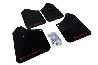 compare product Rally Armor 02-07 Subaru WRX/STI/RS/2.5i (Wagons Req. Mod.) Black UR Mud Flap w/Red Logo