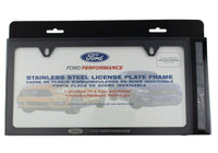 Ford Racing Ford Performance Slim License Plate Frame - Black Stainless Steel - My Store