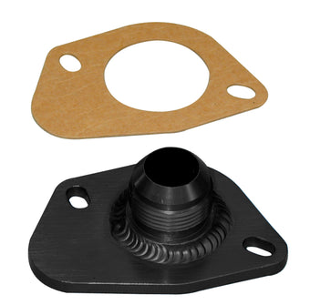 compare product Moroso Ford Small Block Bolt-On Water Outlet Filler Neck -16An Fitting - Aluminum